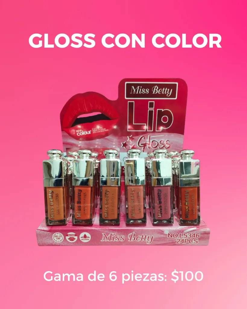 LIP GLOSS TIPO DIOR MISS BETTY
