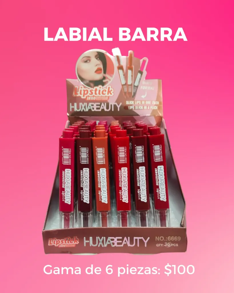 LIP STICK BARRA INNOVATION HUXIABEAUTY  6669