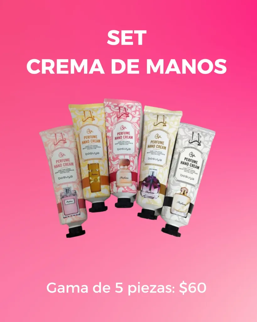 SET DE CREMAS DE MANOS BOSUYA