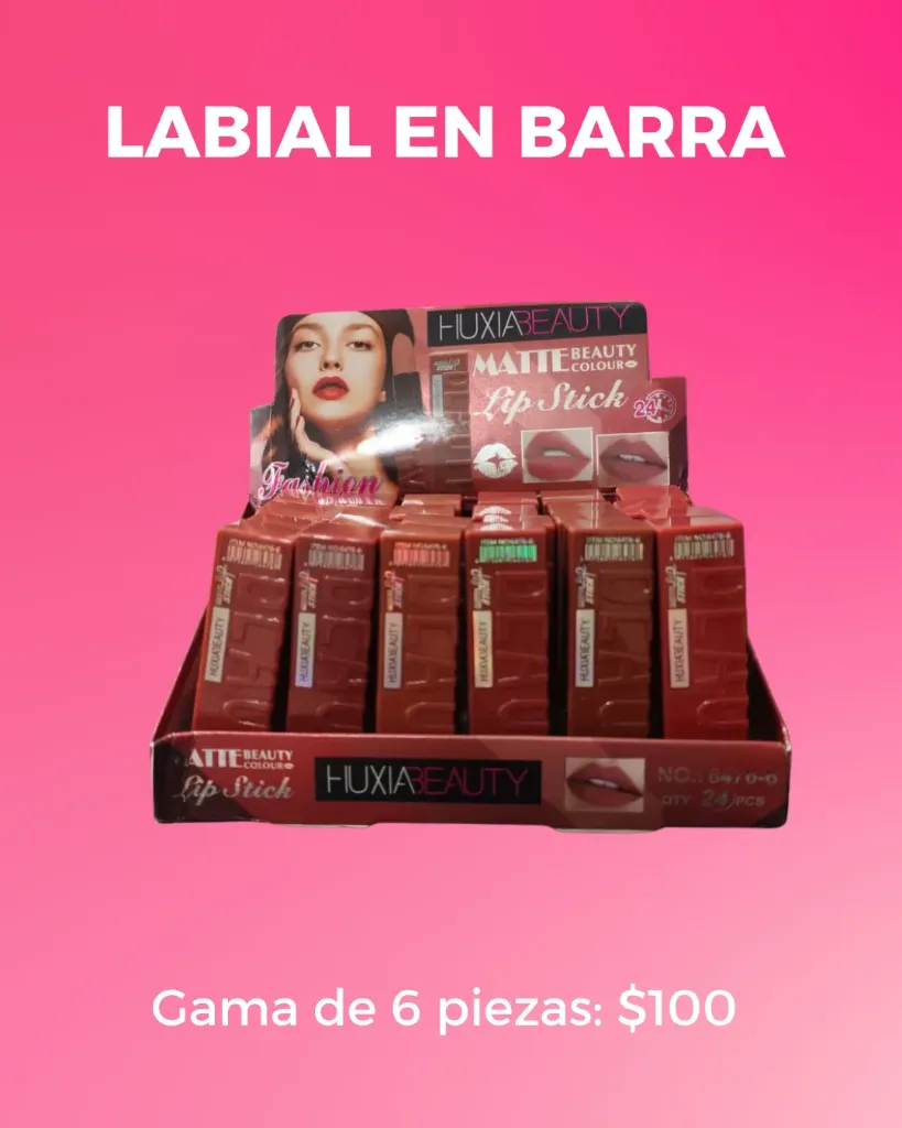 LABIAL EN BARRA TONOS CAFÉ HUXIA BEAUTY