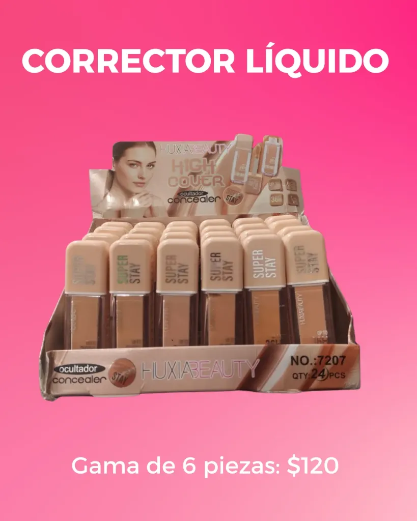 CORRECTOR LÍQUIDO HIGHCOVER HUXIA BEAUTY