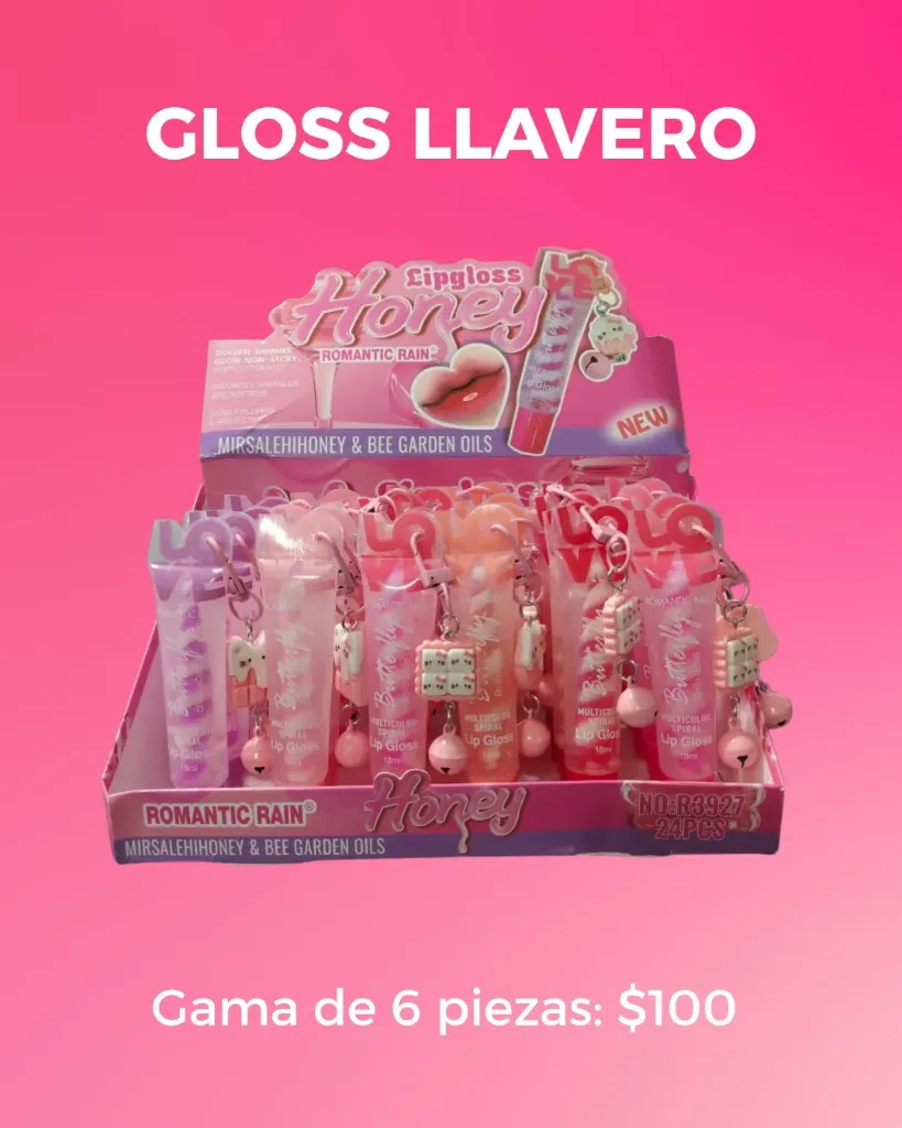 LIPGLOOS HONEY ROMANTIC RAIN