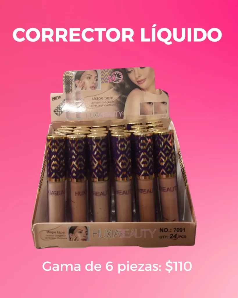 CORRECTOR LÍQUIDO SHAPE TAPE HUXIA