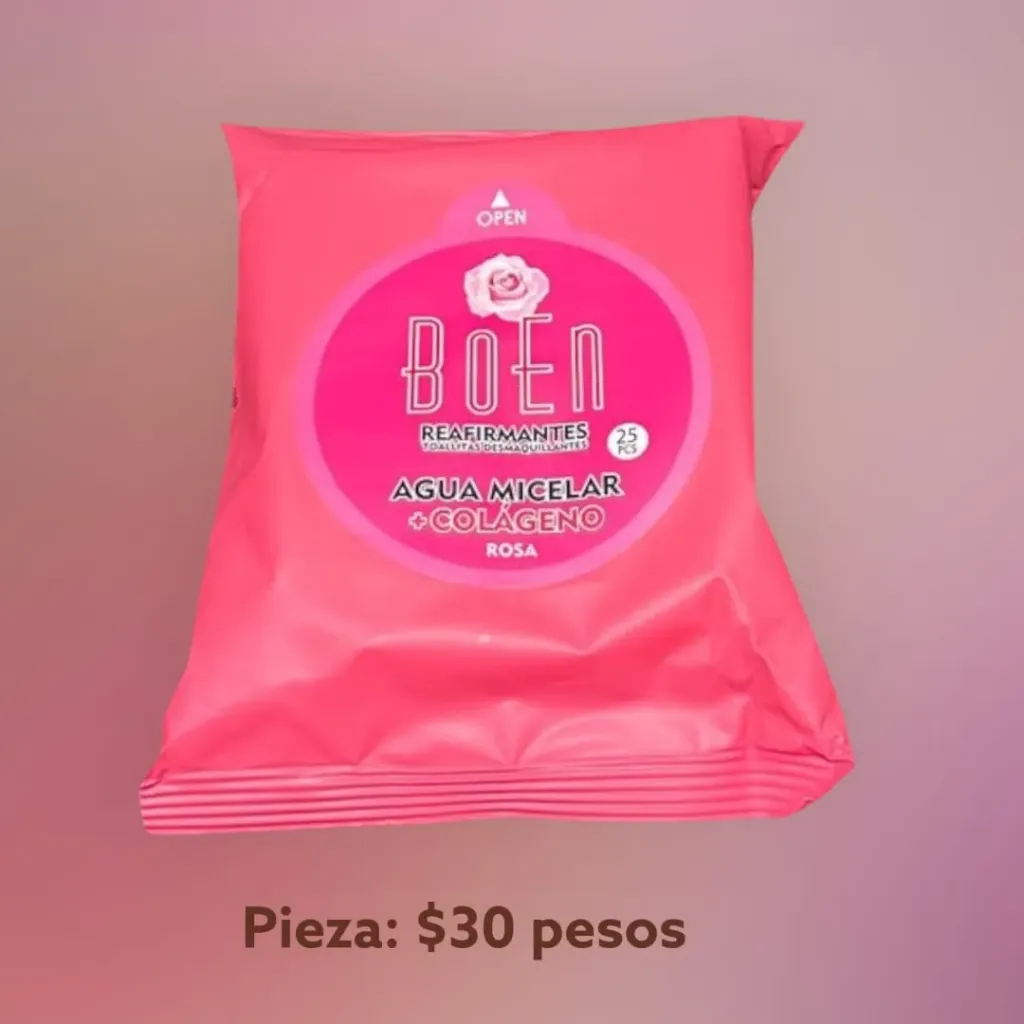 [TOALLITAS] TOALLITAS DESMAQUILLANTES ROSAS BOEN T105